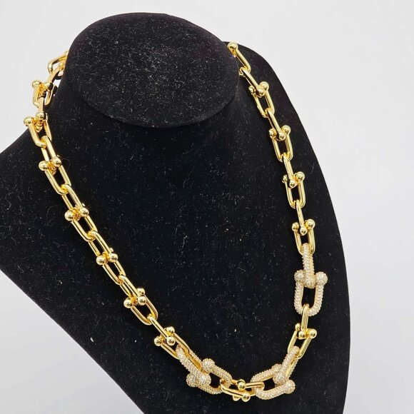 Authentic Louis Vuitton Lock&Key w/Unbranded925 Pure Silver/Gold Plated Necklace - Picture 11 of 13